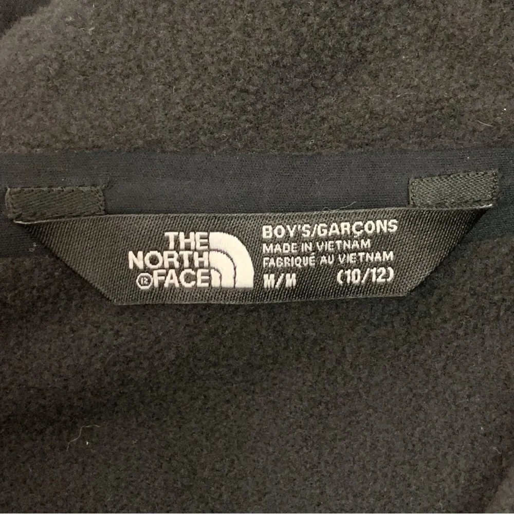 The North Face Boy's Black Tekno Pullover Hoodie Sweater Size Medium (10/12)